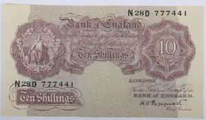 British, Bank of England, Peppiatt, Ten Shillings