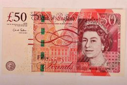 British, Bank of England, Salmon, Fifty Pounds