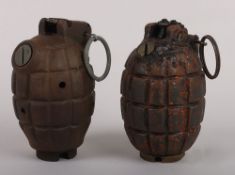 Inert WW1 British Mills Grenades