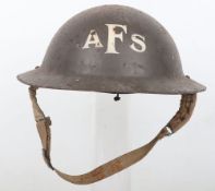 WW2 British AFS Homefront Helmet