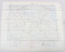 RAF Silk Escape Map: