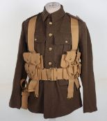 WW1 British Army Other Ranks Tunic and 08 Webbing Set