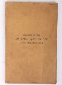 WW1 British 18-PR.Q.F. Gun Land Service 1915 Handbook