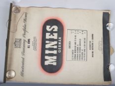 WW2 1944 German Mine Recognition Flip Chart