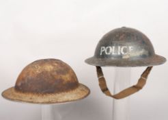 WW2 British Police Home Front Helmet