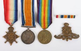 A Great War 1914-15 trio of medals to the Royal Field Artillery