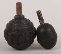 Inert WW1 German Grenades