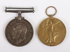 A Great War pair of medals for service in the 20th (Blackheath & Woolwich) Battalion London Regiment