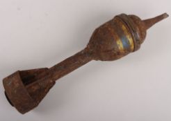 Inert WW2 British PIAT Anti-Tank Round: