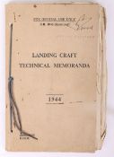 WW2 1944 Landing Craft Technical Memoranda Book