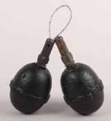 Inert WW1 German Egg  Grenades