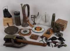 WW2 Blackout Lamps and Militaria