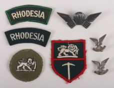 Pre 1980 UDI era Rhodesia Badges
