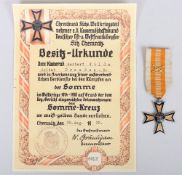 WW1 German Battle of the Somme Commemorative Medal