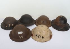 WW2 British Home Front Helmets