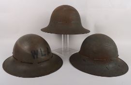 WW2 British Home Front Zuckerman Helmets