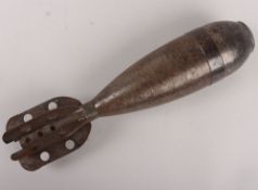 Inert WW2 3inch Mortar Round