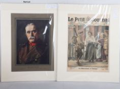 Collection of  WW1 French Supplement Prints: