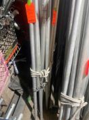 Lot of (2) 10ft x 10ft Fiesta frames, frames, no PTCs or legs