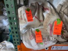 Lot of (2) 18ft x 6ft Central Tent white tent tops, TOPS ONLY, (Grade A / One Brand New)