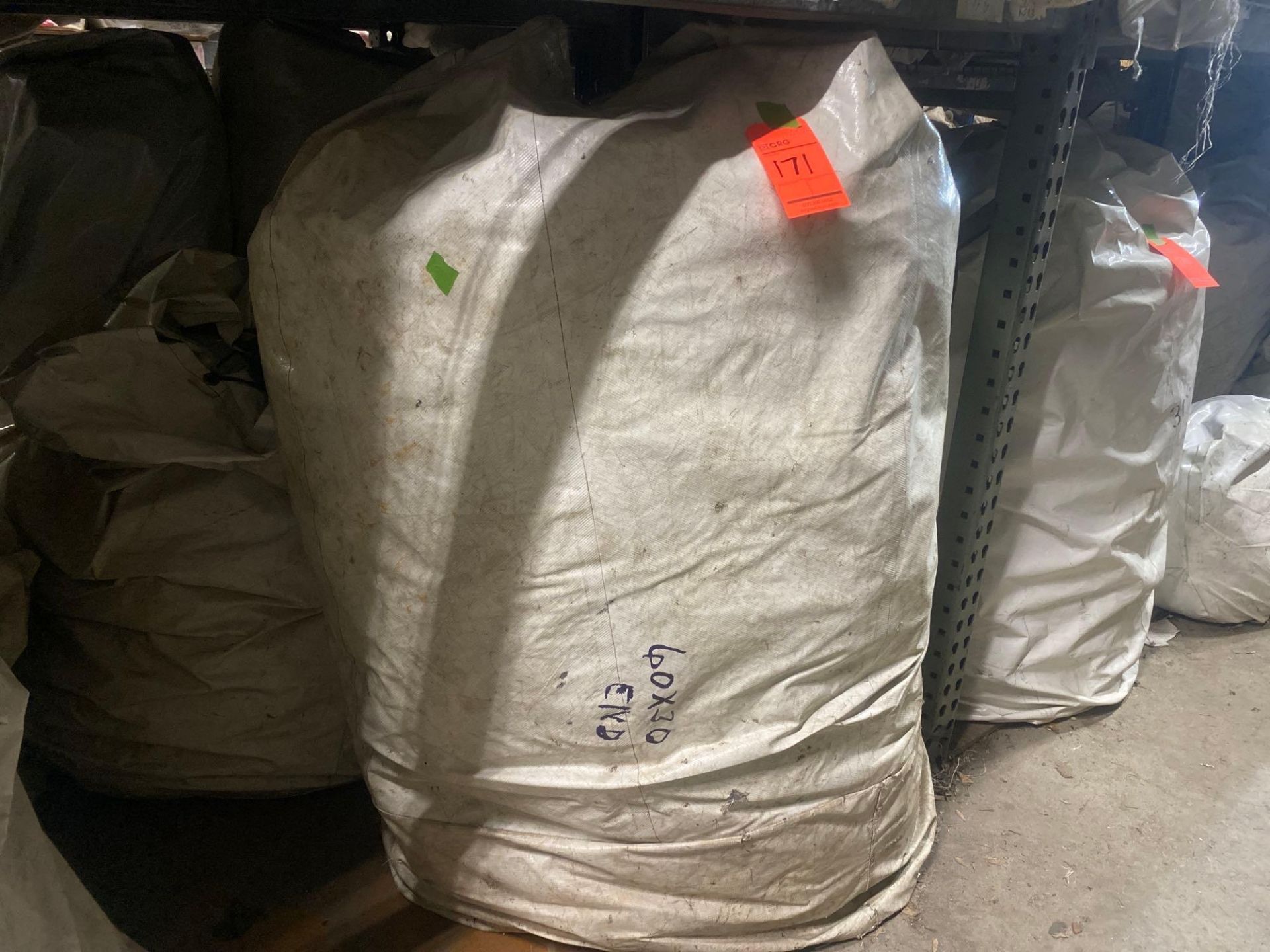 60ft X 140ft White High Peak tent, TOP ONLY, (Grade C plus) - Image 2 of 4