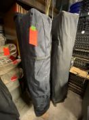 Lot of (5) EZ UP 10 foot x 10 foot pop up tents, NO HEX LEGS