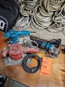 Lot of (3) assorted (2) sanders and (1) grinder