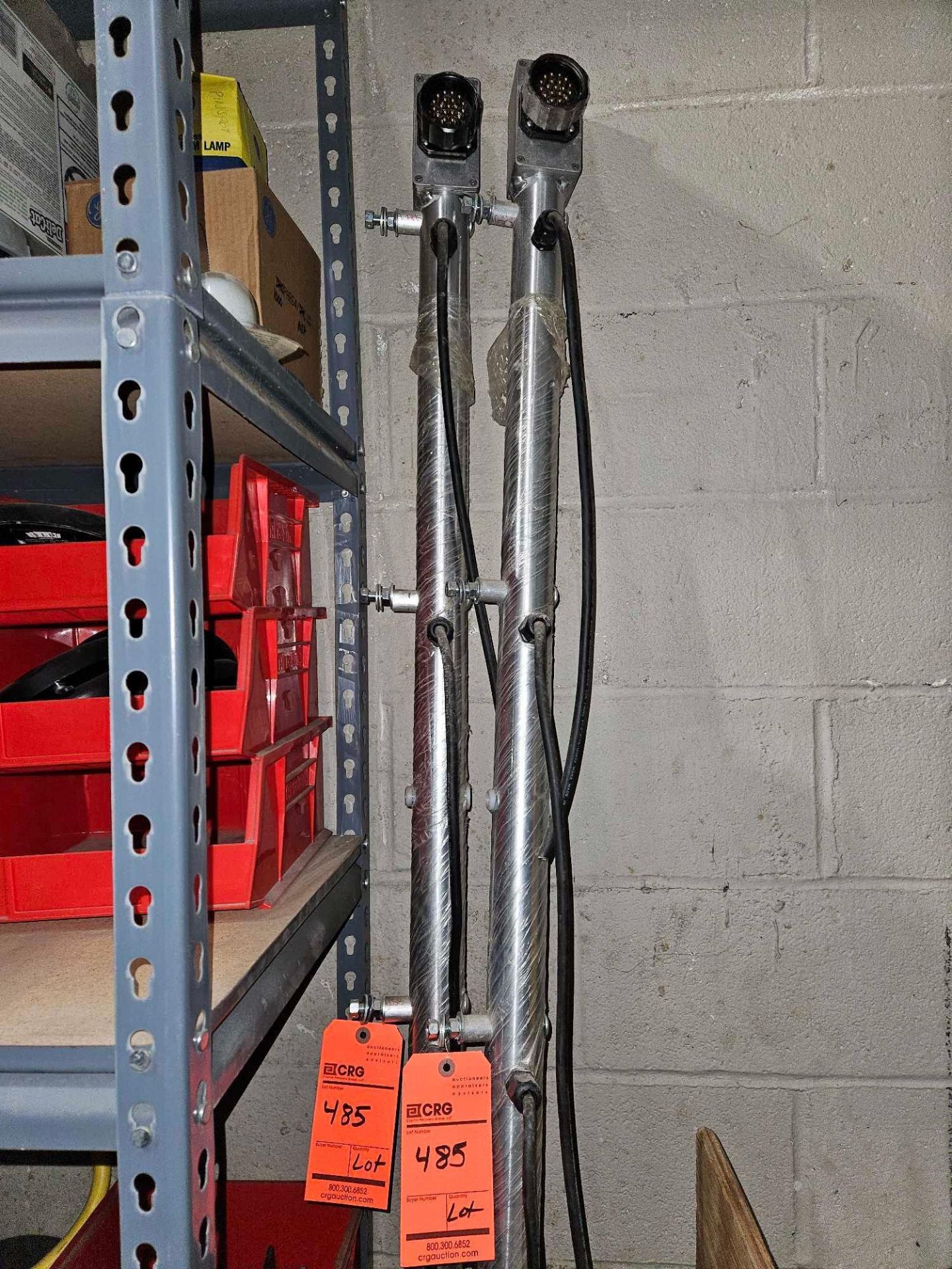 Lot of (2) 6 foot rods with 19 pin multi connectors, (NEW) - Image 2 of 2