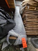 Lot of (5) rolls 12 foot X 100 feet Beige artificial turf, (1 NEW ROLL)