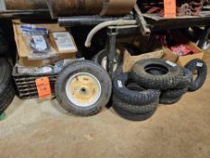 Wheelbarrow Tires/Tubes/ Brackets/Cable Assembly/ Trimmer Head Covers