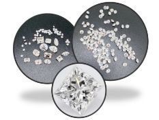 Over 2000 high quality lab diamonds, 2,500 +- Ct. total g0 to Lot 1001 LOT IS NOT FOR BIDDING