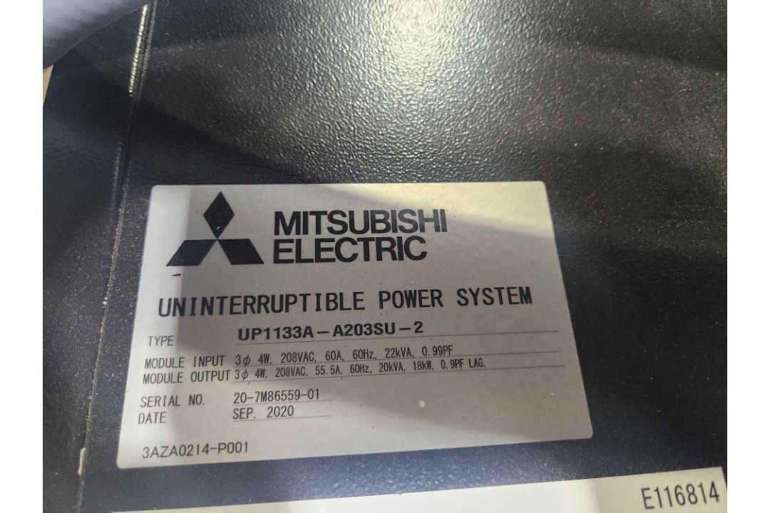 Mitsubishi Uninterruptable Power Supply System - Image 4 of 4