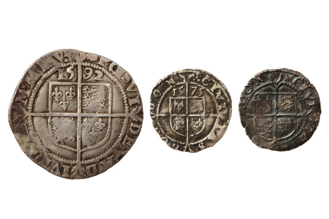 ELIZABETH I (1558 - 1603), 3X COINS - Image 2 of 2