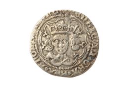 HENRY VI (FIRST REIGN, 1422 - 1461) ROSETTE-MASCLE ISSUE, CALAIS MINT GROAT.