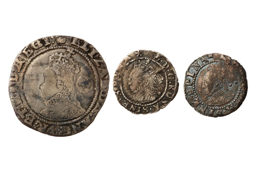 ELIZABETH I (1558 - 1603), 3X COINS - Image 1 of 2