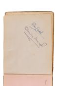 Autograph Album.- Incl. Stan Laurel & Oliver Hardy