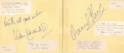 Autograph Albums.- Actors, Entertainers & Footballers