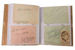 Autograph Collection.- Vintage Movie Stars