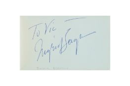 From a Gentleman's Collection. Autograph Album incl. Ingrid Bergman