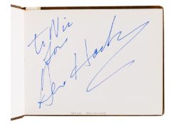 From a Gentleman's Collection. Autograph Album Incl. Gene Hackman