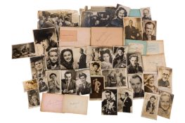 Autograph Collection.- Vintage Actors & Entertainers