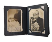 Photograph Album.- Vintage Actors & Entertainers