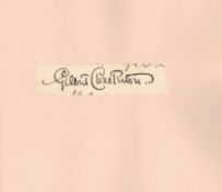 Autograph Album - Politics and Literature