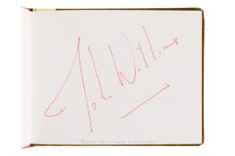 From a Gentleman's Collection. Autograph Album Incl. John Williams