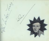 Autograph Album.- Vintage Actors & Entertainers