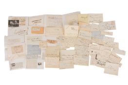 Autograph Collection.- Clipped Signatures