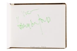 From a Gentleman's Collection. Autograph Album Incl. Harrison Ford