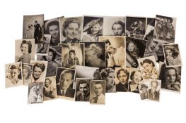 Photograph Collection.- Vintage Actors & Entertainers