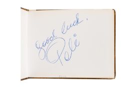 From a Gentleman's Collection. Autograph Album Incl. Pele'