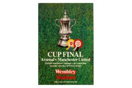 1979 FA Cup Final.- Arsenal v Manchester United